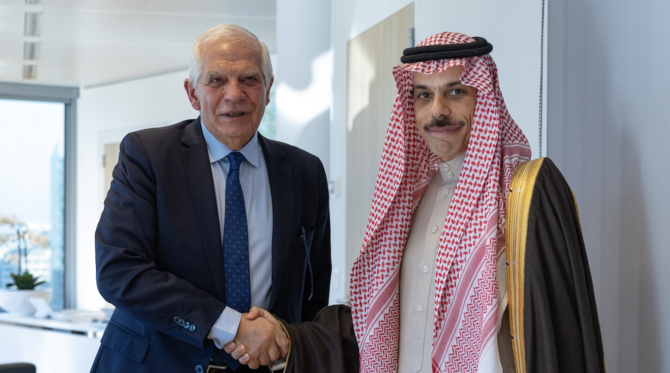 Saudi FM Meets EU Foreign Policy Chief | Arab News