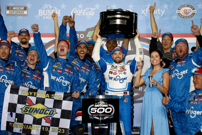 Ricky Stenhouse Jr. wins longest Daytona 500 in history