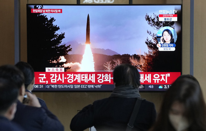 North Korea fires ‘long-range’ missile as South Korean president heads to Japan