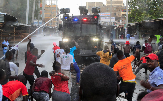 Kenya says 238 protesters arrested, 31 police hurt