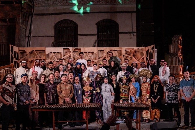 Event was organized by Zawiya 97, the Jeddah Historic District Program and Angklung Ensemble from KAUST’s arts office.