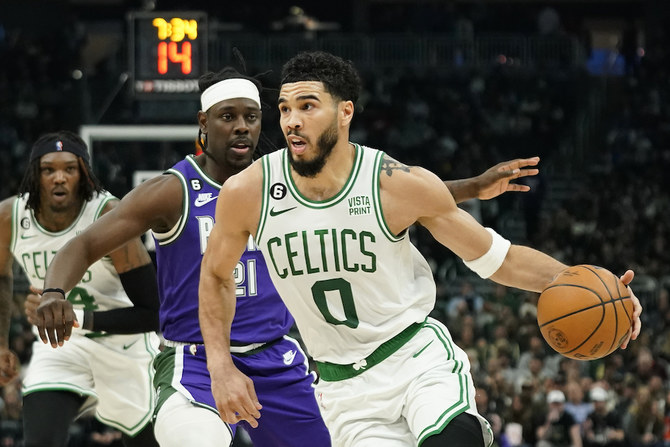 Tatum, Brown star as Celtics whip NBA-leading Bucks