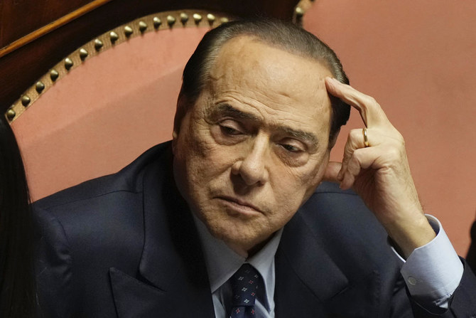 Italian ex-leader Berlusconi hospitalized in ICU, but alert