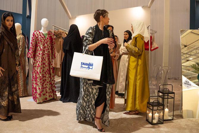 The Fashion Commission’s Saudi 100 Brands Ramadan retail pop-up show opened this week in Riyadh. (AN Photo by Huda Bashatah)