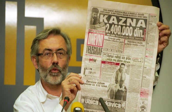 Serbian journalists mark unsolved 1999 killing of journalist