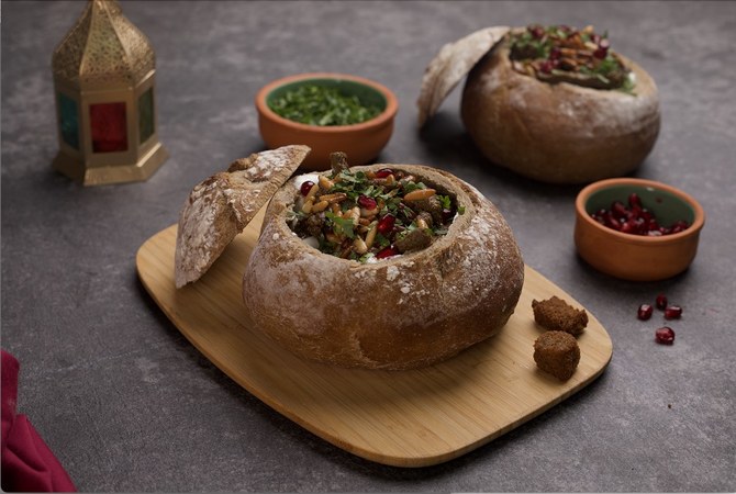 Ramadan recipes: Fattet shawarma in a bread bowl for a satisfying iftar treat