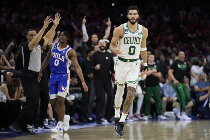 Tatum’s 4th-quarter 3s push Celtics past 76ers 95-86; force Game 7