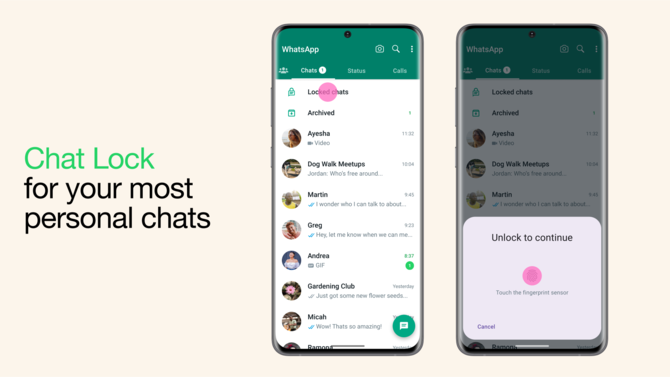 Meta announces new WhatsApp Chat Lock privacy feature