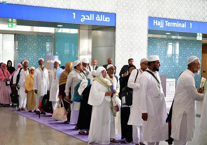 Hajj pilgrims arrive in Saudi Arabia. (SPA)