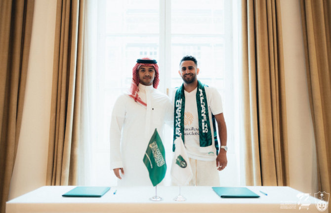 Riyad Mahrez leaves Manchester City for Al-Ahli as the latest football star to move to Saudi Arabia
