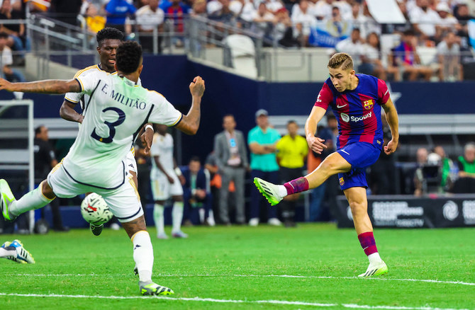 Barca – and the woodwork – stop Real Madrid for 3-0 victory in Texas ‘Clasico’