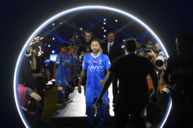 Brazilian superstar Neymar Jr officially unveiled as Al-Hilal player