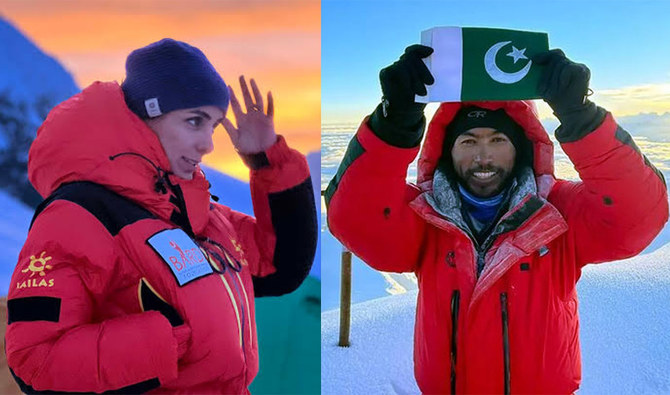 Pakistani climbers Sirbaz Khan, Naila Kiani summit world’s 6th highest mountain in Tibet