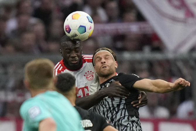 Bayern Munich defender Dayot Upamecano out for several weeks with a hamstring injury