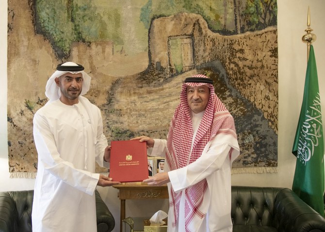 Saudi crown prince receives letter from prime minister of the UAE