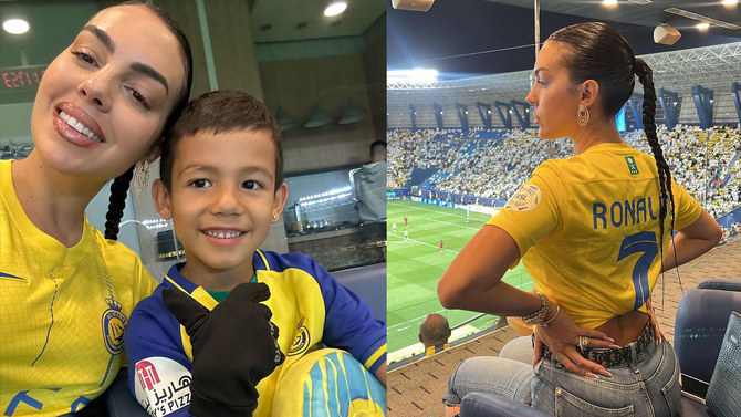 Georgina Rodriguez, kids support Ronaldo