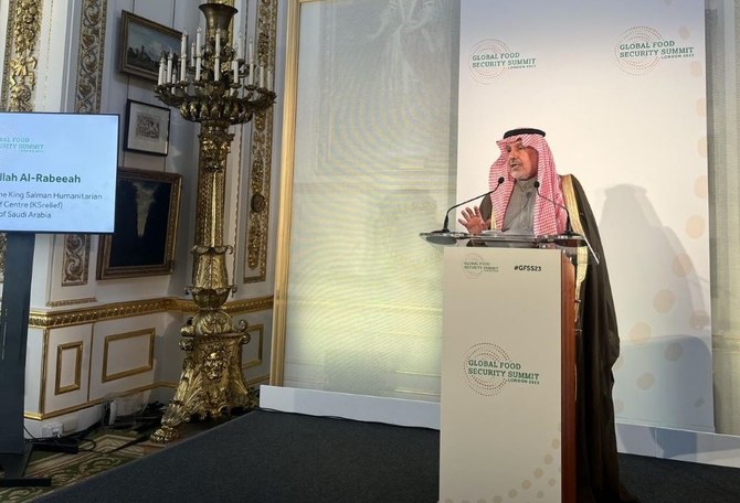 Saudi aid chief reinforces need for collective action to reduce global food insecurity