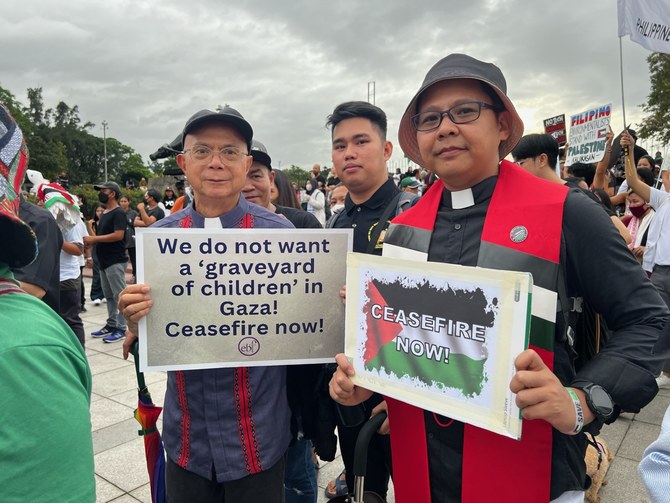 Filipinos take to streets to demand unconditional Gaza ceasefire