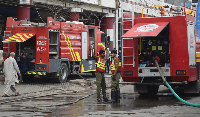 Karachi police register cases against power company, fire department as mall fire kills 11