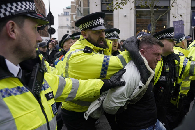 UK far-right activist charged after attending anti-Semitism march