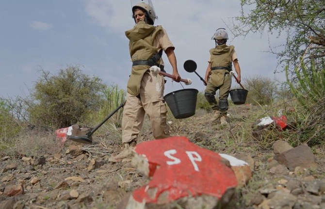 Saudi project clears 733 Houthi mines in Yemen in a week