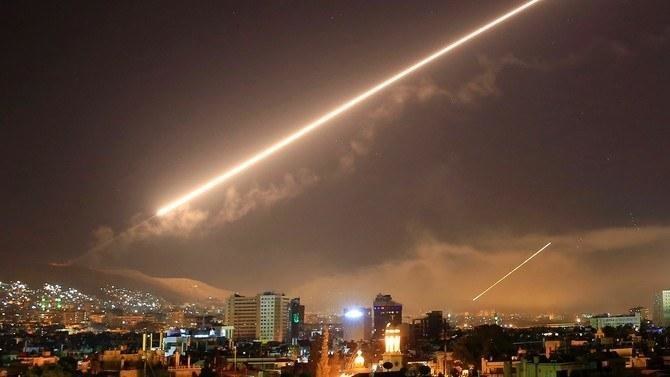 Syrian air defenses responded to an act of Israeli aggression and intercepted “enemy targets” in the vicinity of Damascus.