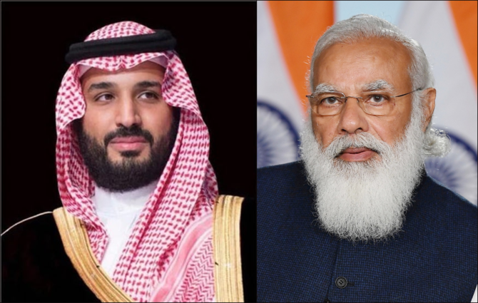 Saudi crown prince and Indian PM discuss ties during call