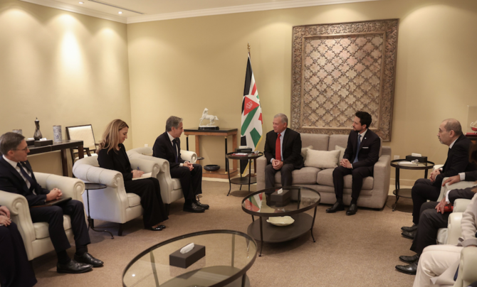 Jordan King Urges US To Push For End To Gaza Humanitarian Crisis | Arab ...