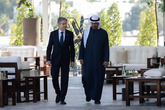 UAE President and US Secretary of State discuss Gaza in state visit 