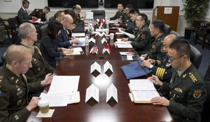 US-China Conclude Two Days Of Military Talks In Washington | Arab News