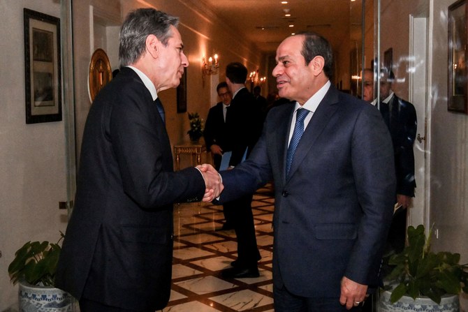 Egypt’s president, US secretary of state discuss regional situation, Gaza crisis