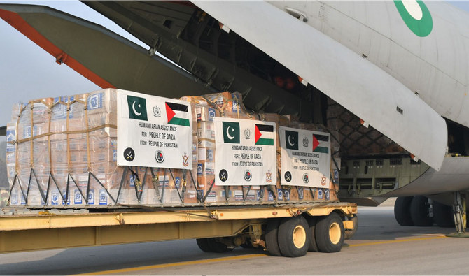 Pakistan Dispatches Another Consignment Of Relief Goods For Gaza | Arab ...