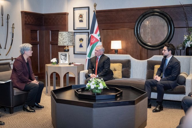 Jordan’s King Abdullah discusses Gaza war with Australian, Greek foreign ministers