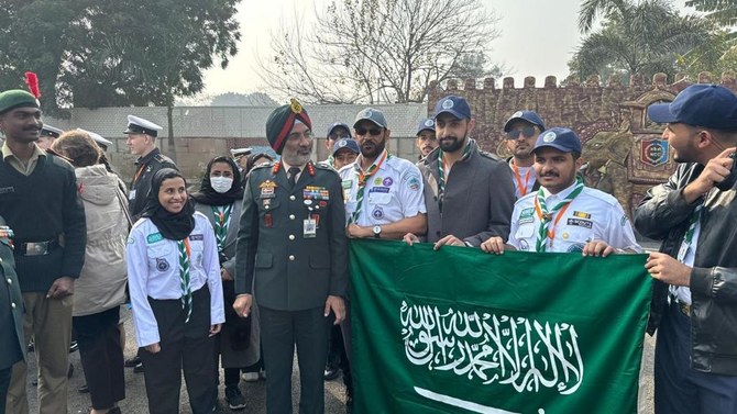 Saudi scouts showcase Kingdom’s culture at India’s Republic Day camp