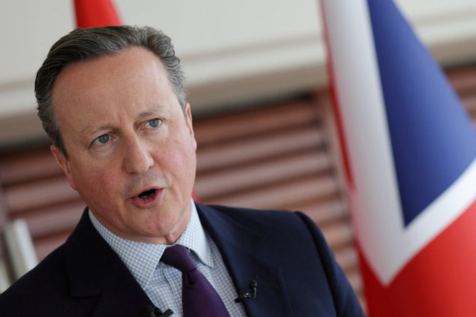 Cameron: Progress Being Made Toward Gaza Ceasefire | Arab News