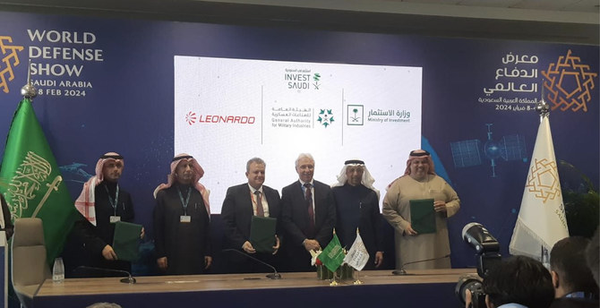 Saudi Arabia signs deal with Leonardo to boost aerospace sector