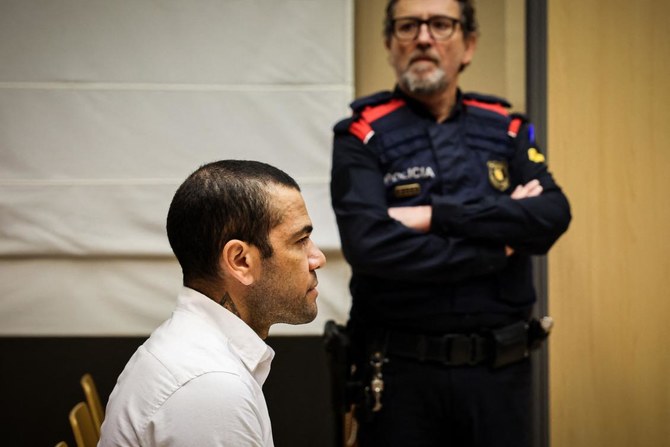 Ex-Brazil star Dani Alves sentenced to 4.5 years in jail for rape