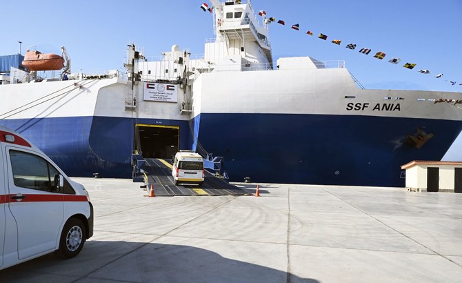 UAE floating hospital begins operations at Al-Arish to treat Palestinian patients