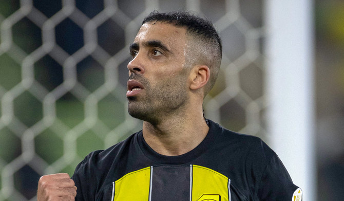 Ittihad's Moroccan forward #99 Abderrazak Hamdallah. (AFP file photo)