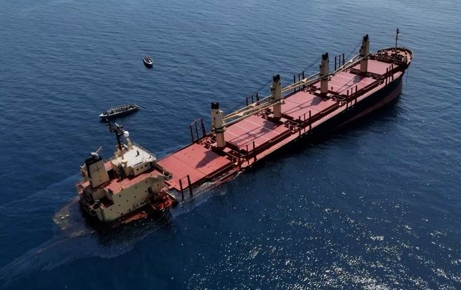 Fertilizer-laden Red Sea ship ‘at risk of sinking,’ says Yemeni minister