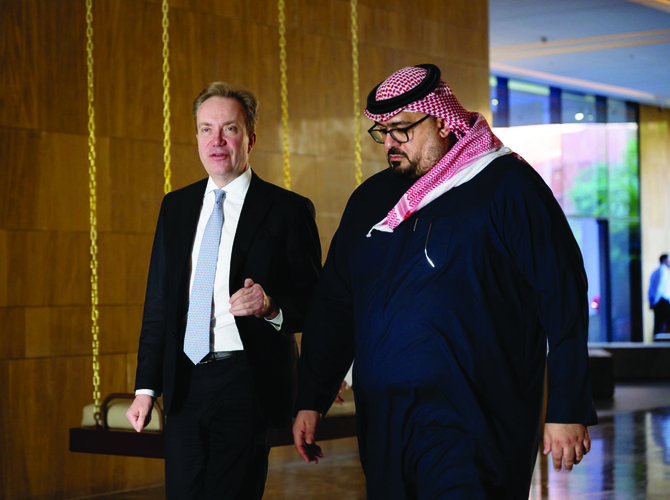 Saudi economy minister receives WEF’s Borge Brenda