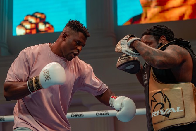 Ngannou, Joshua prepare for Friday’s face-off in front of Riyadh Season fans