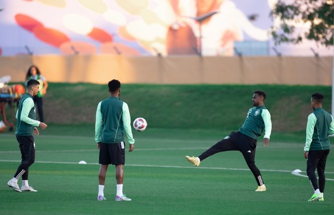 Green Falcons training ahead of Tajikistan qualification matches