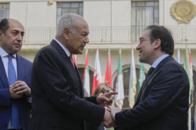 Arab League chief, Spanish FM discuss plans for Gaza international peace conference