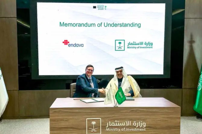 Saudi Ministry of Investment, tech firm Endava sign MoU to propel digitalization efforts 