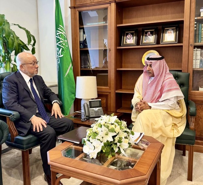 Kingdom’s deputy minister for political affairs discusses developments in the Middle East with Japan’s peace envoy