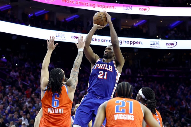 Embiid return inspires Sixers over Thunder