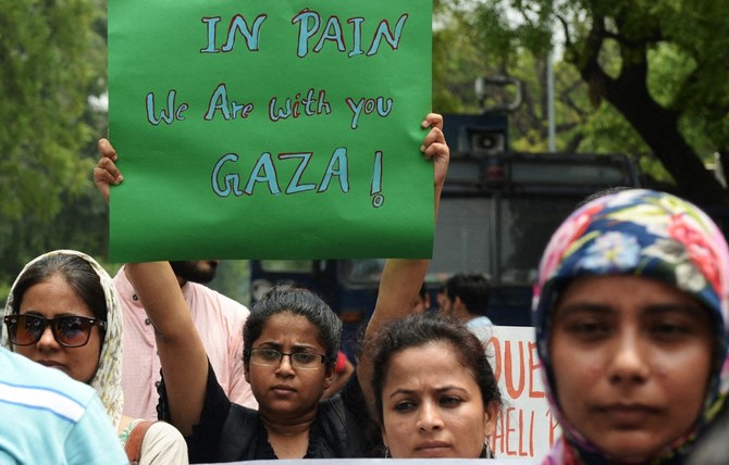 Indian journalists gather to pay tribute to Palestinian colleagues killed in Gaza