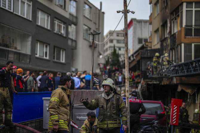 Turkish govt says illegal welding started deadly Istanbul fire