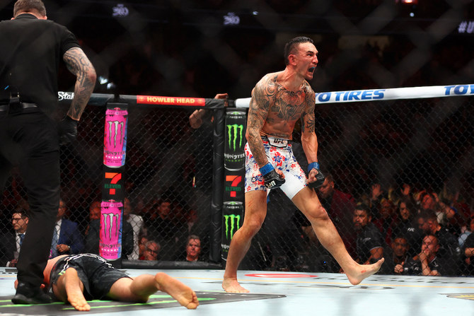 Holloway’s last-second KO of Gaethje likely will be lasting memory of UFC 300